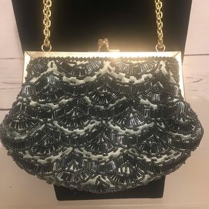 Beautifully hand beaded unique evening bag